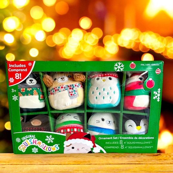 Squishmallows Other - 🎄2023 Eight (8) Original Squishmallows Ornament Set🎄